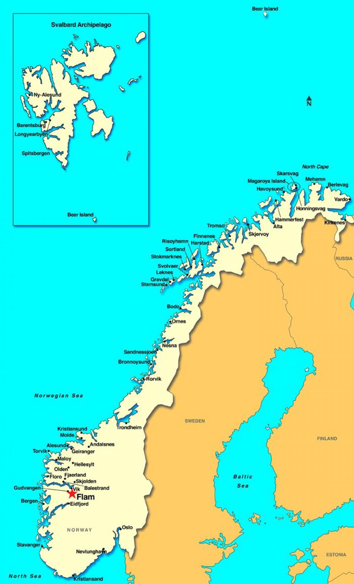 флам мапи Норвешкој