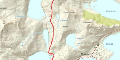 Карта Норвешке пешачке стазе