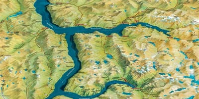 Карта геирангерфјорд Норвешка